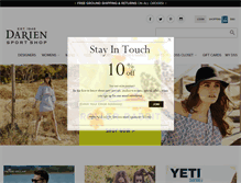 Tablet Screenshot of dariensport.com